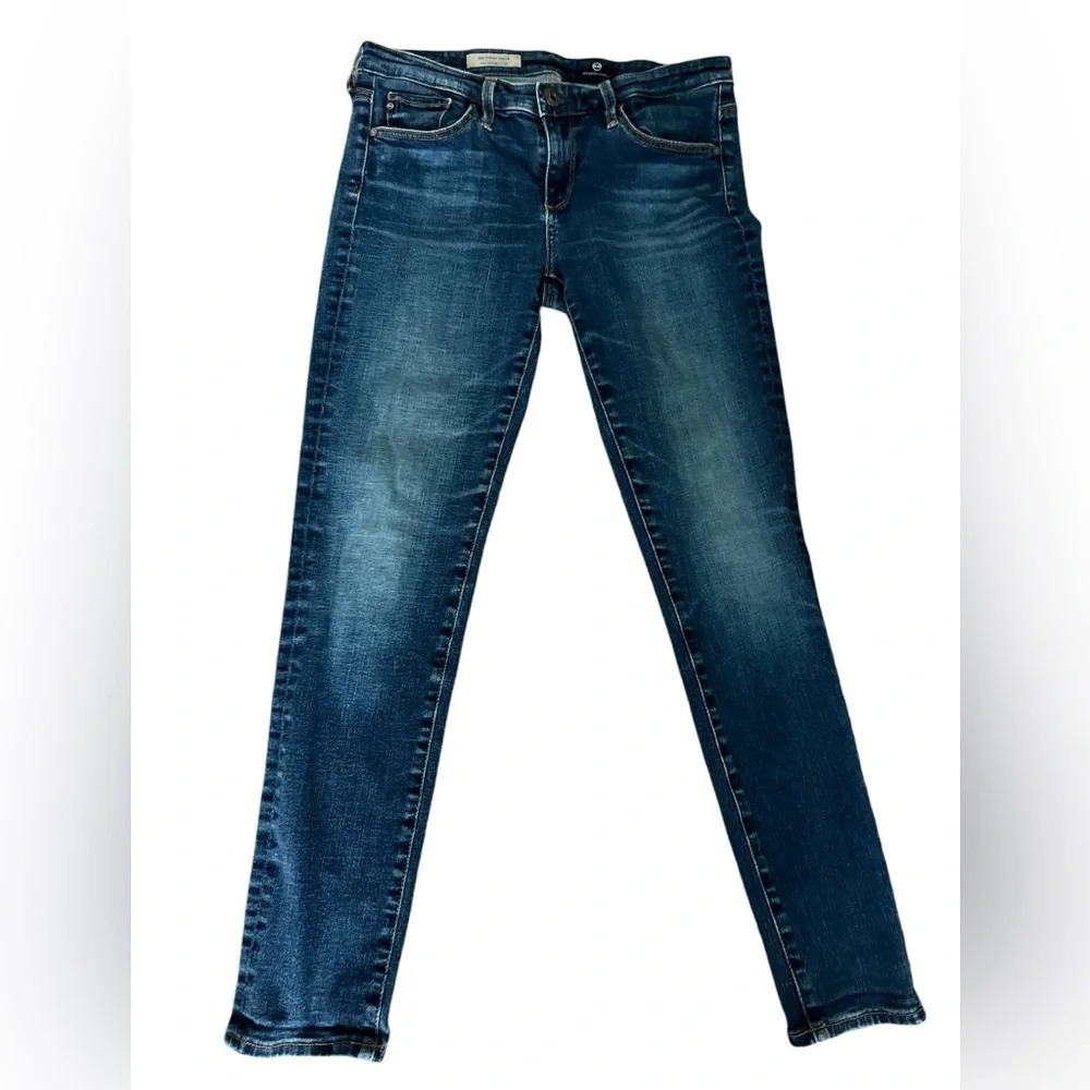 Ladies AG The Stevie Ankle, Mid-Rise Slim Straight Jean, Size 27